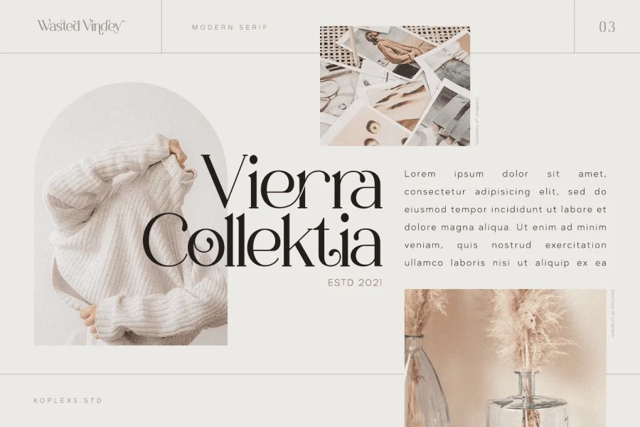 Wasted Vindey Font preview 4