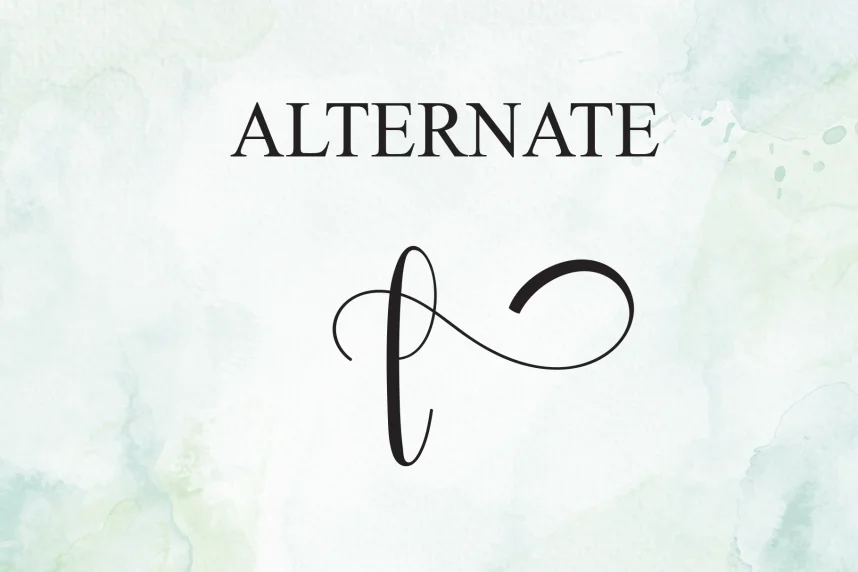 Watercolor – Elegant Script Handwritten Font preview 6