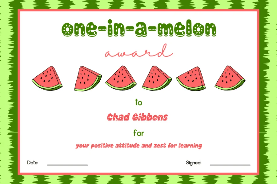 Watermelon Splash Font preview 15