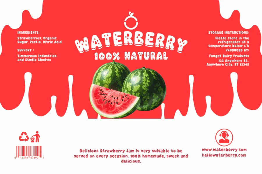 Watermelon Splash Font preview 4