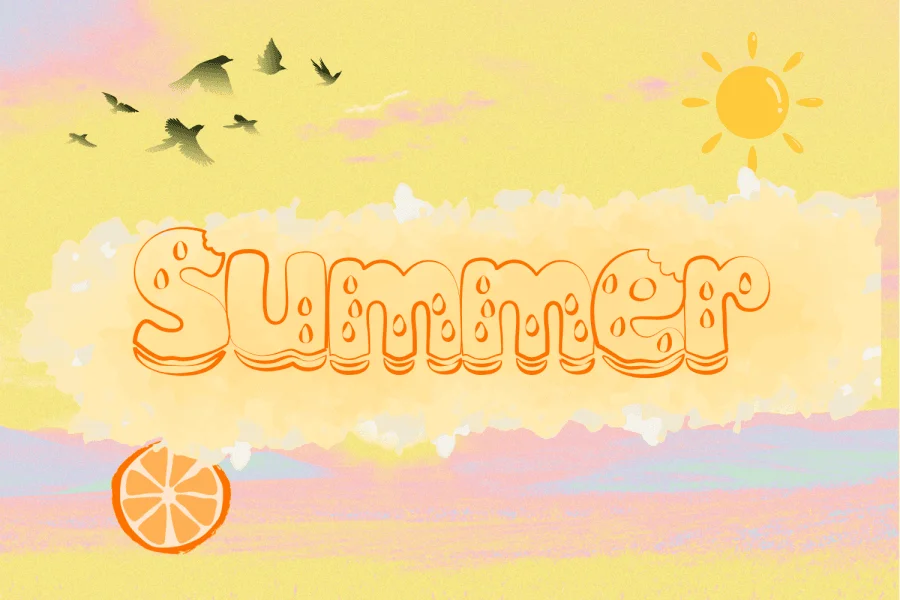 Watermelon Splash Font preview 6