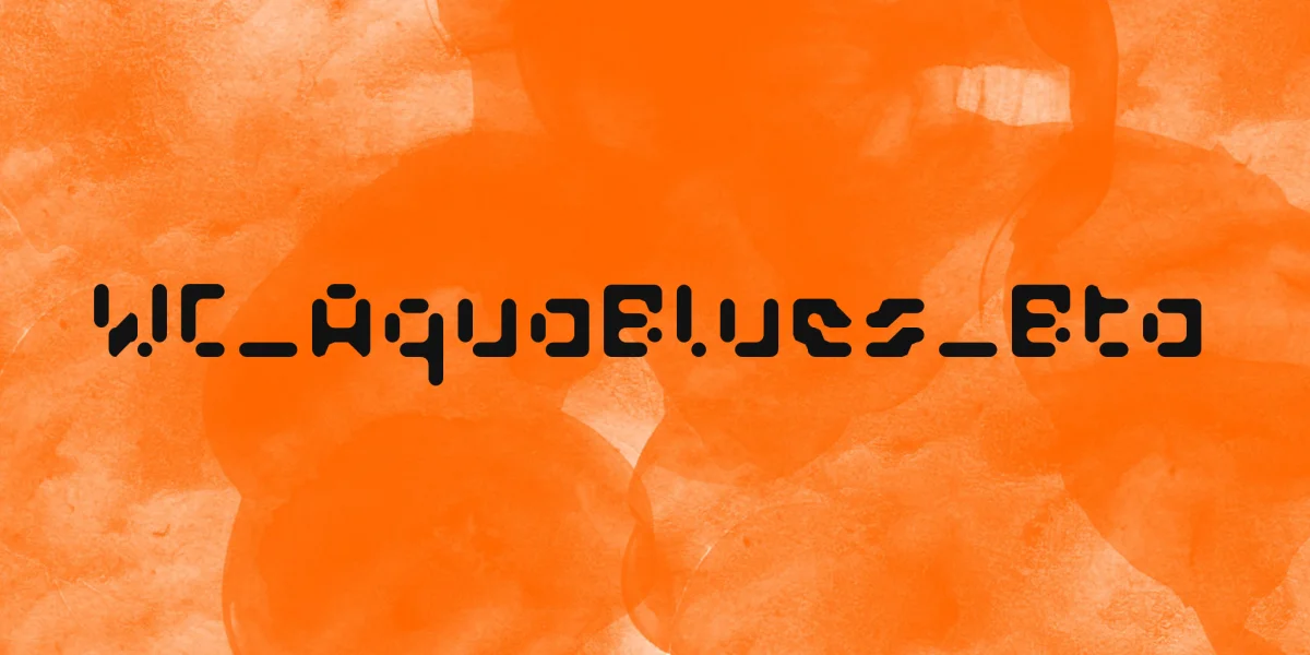 WC_AquaBlues_Bta Font