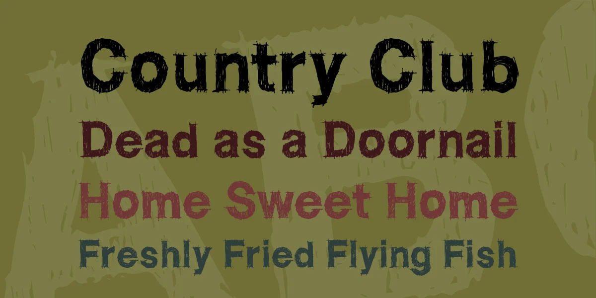 WC ROUGHTRAD Bta Font preview 2