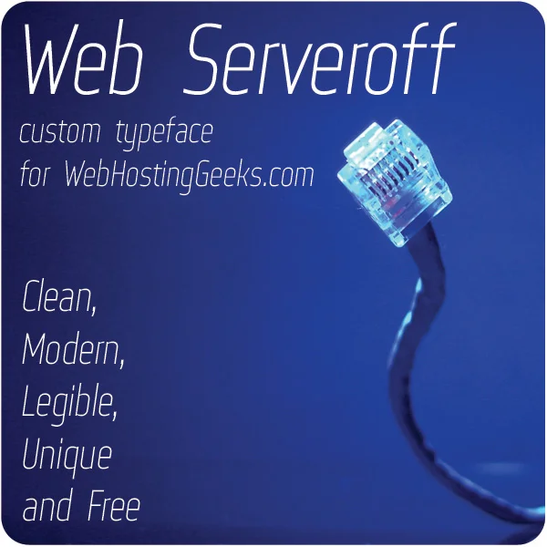 Web Serveroff Font Family