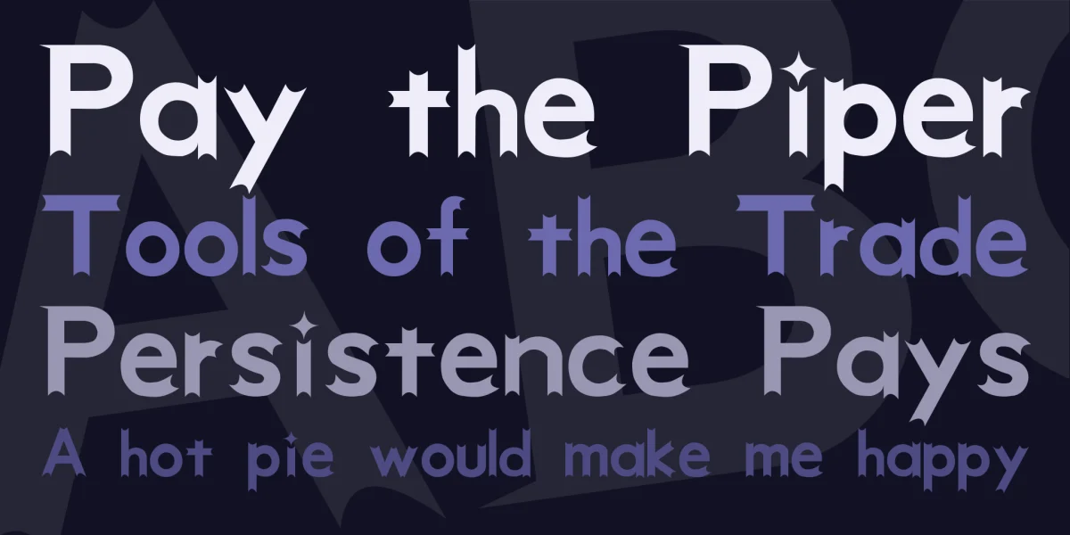 week (sRB) Font preview 2