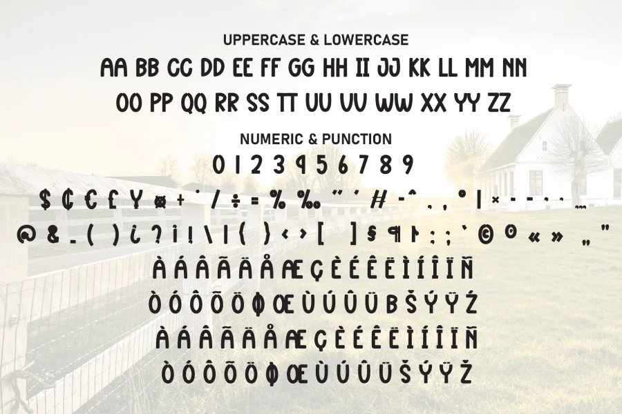 Welcome Farmhouse Font preview 7
