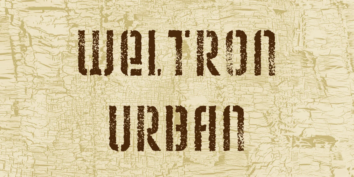 Weltron Urban Font