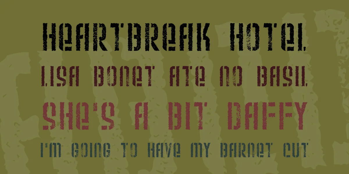 Weltron Urban Font preview 2