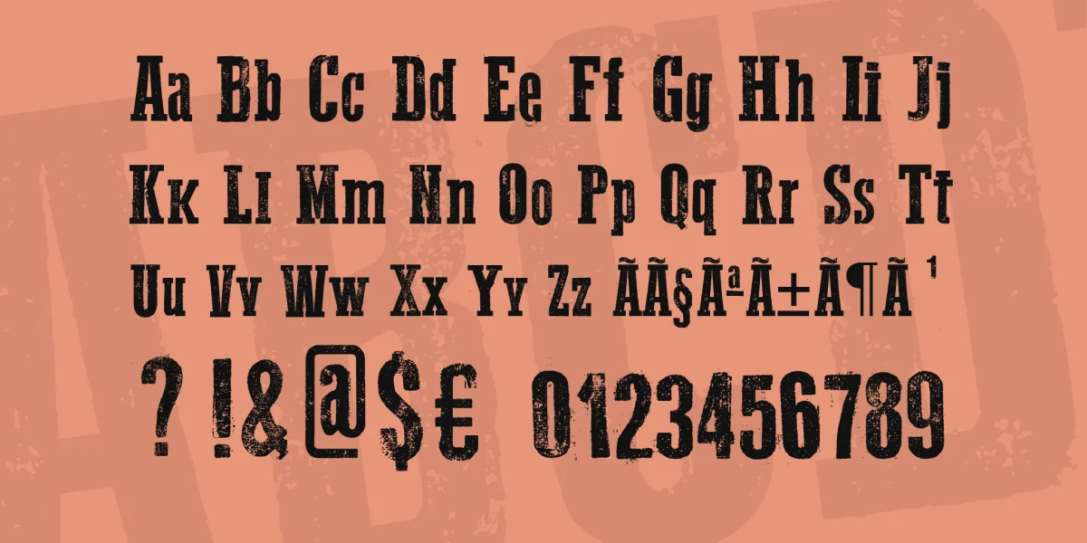 Western Bang Bang Font Family preview 11