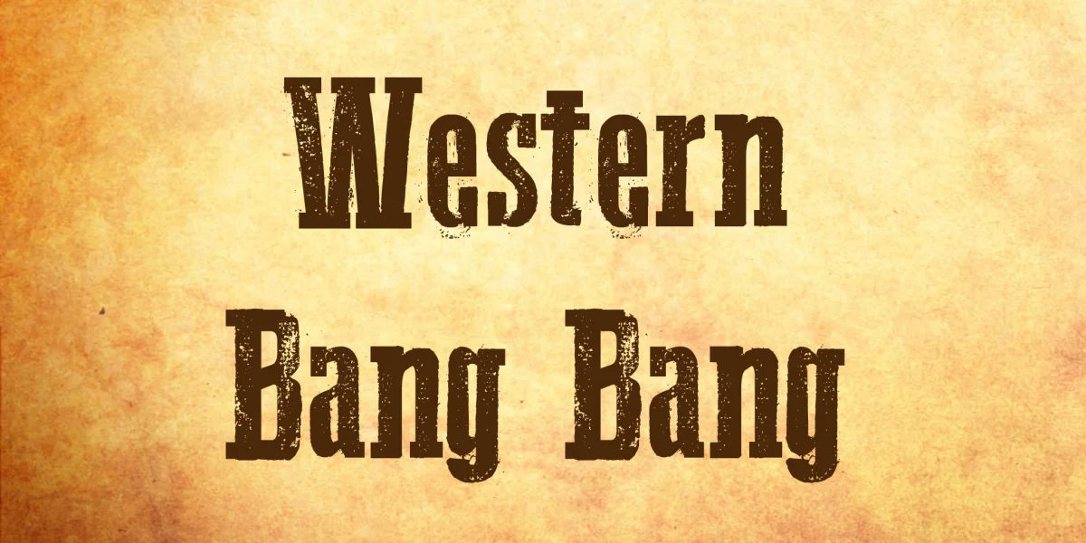 Western Bang Bang Font Family preview 4