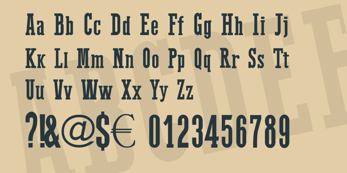 Western Bang Bang Font Family preview 8