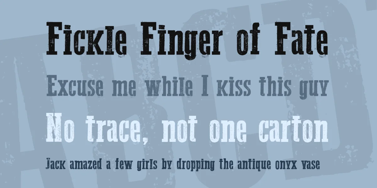 Western Bang Bang Font Family preview 9