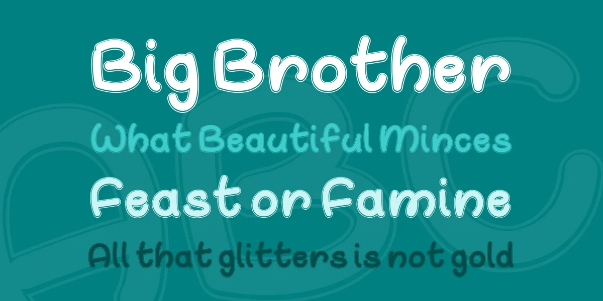Whale I Tried Font preview 3