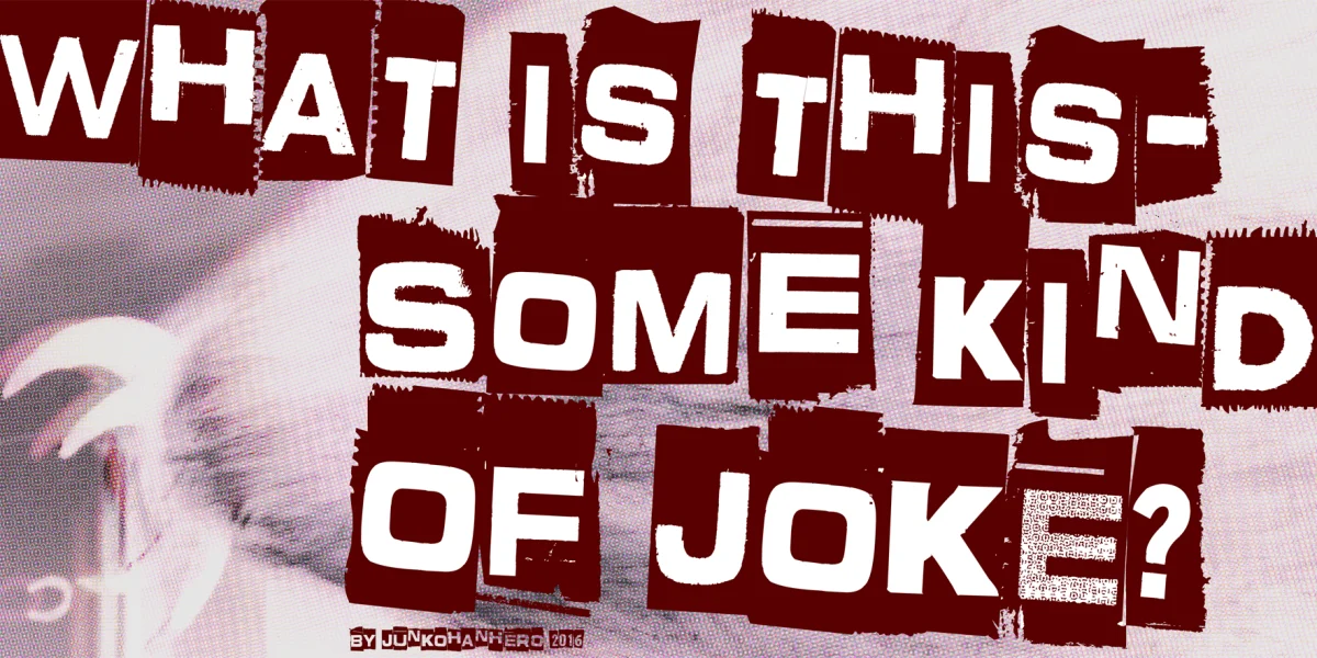 What is this - some kind of joke? Font