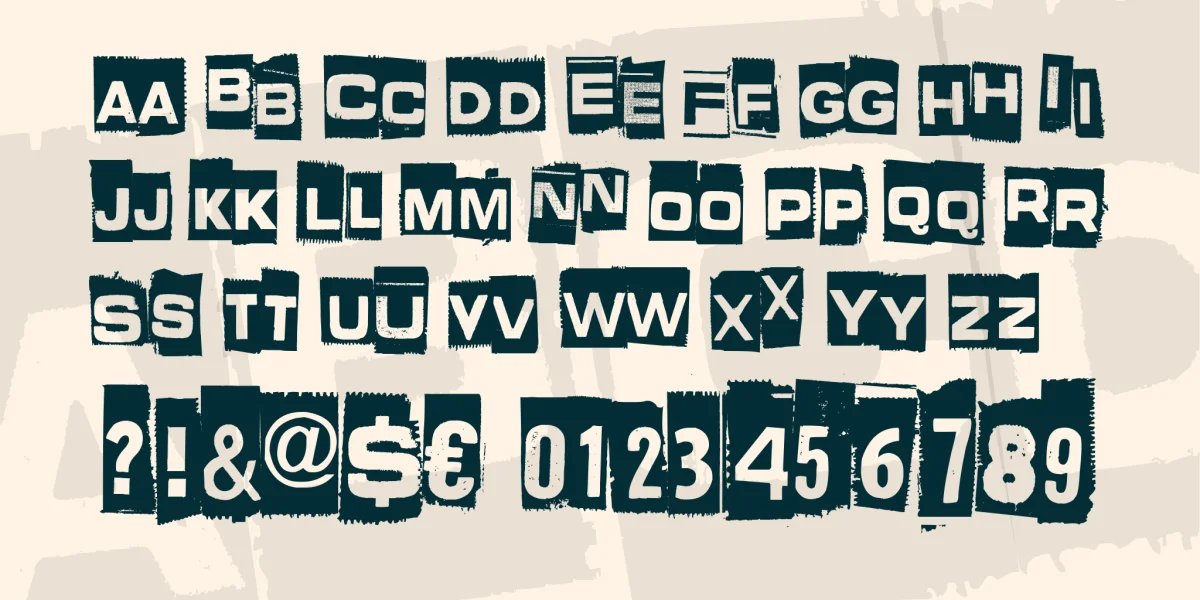 What is this - some kind of joke? Font preview 5