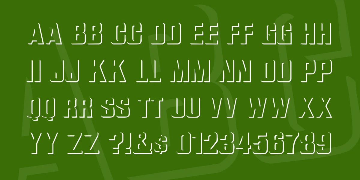 WhatA-Relief Font Family preview 3