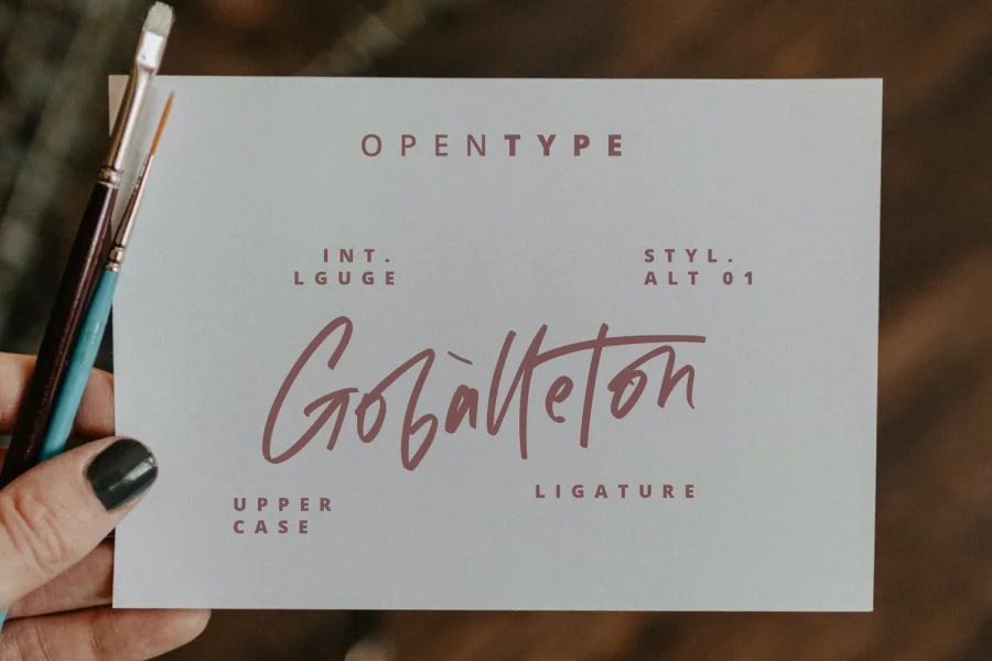 White Mellow Font preview 14