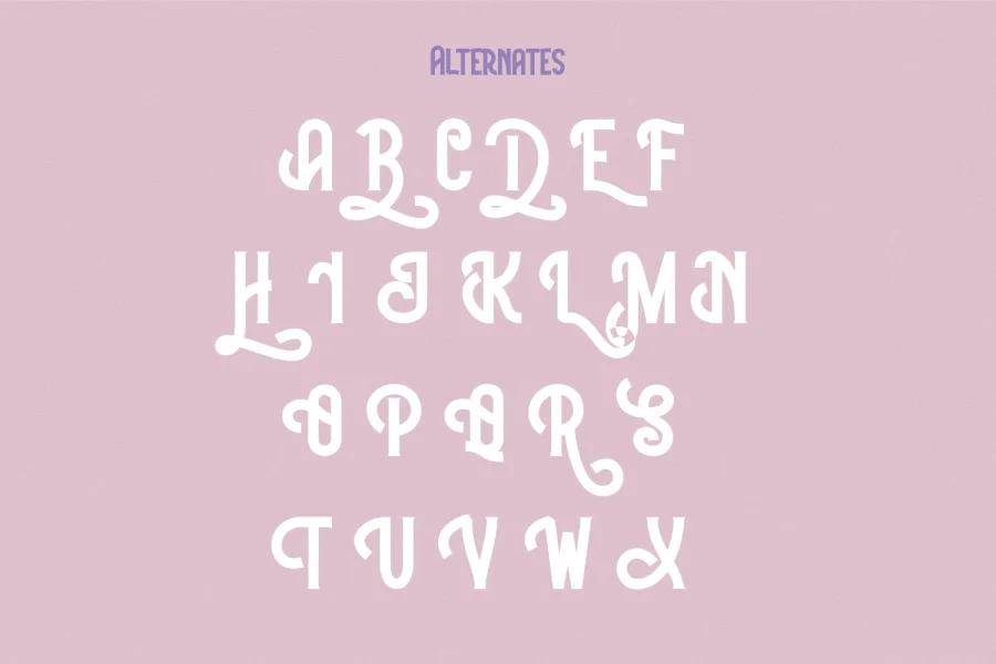 White Rainbow - Personal Use Font preview 7