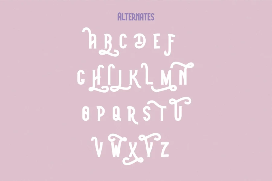 White Rainbow - Personal Use Font preview 8