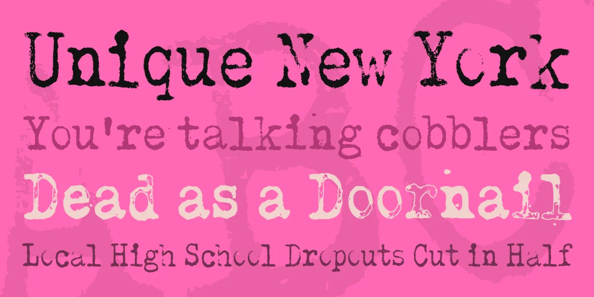 Why do we blink so frequently? Font Family preview 4