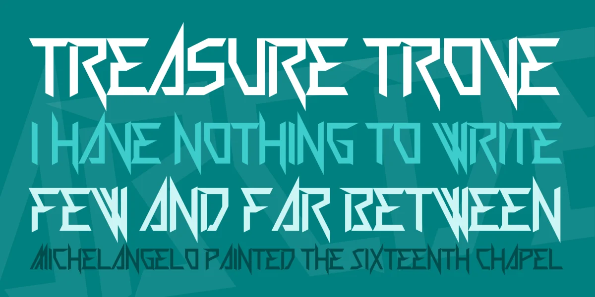 Wickermanor Font preview 2