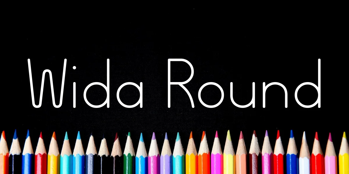 Wida Round Font Family preview 5