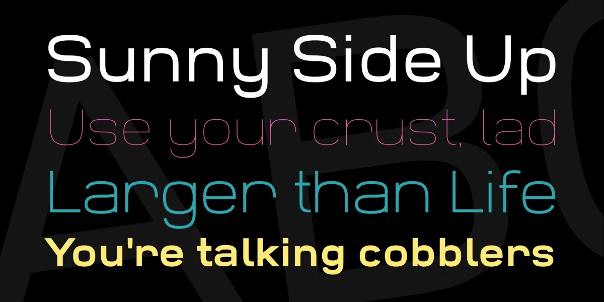 Widolte Demo Font Family preview 3