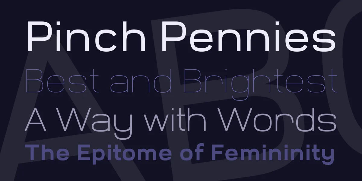 Widolte Demo Font Family preview 4