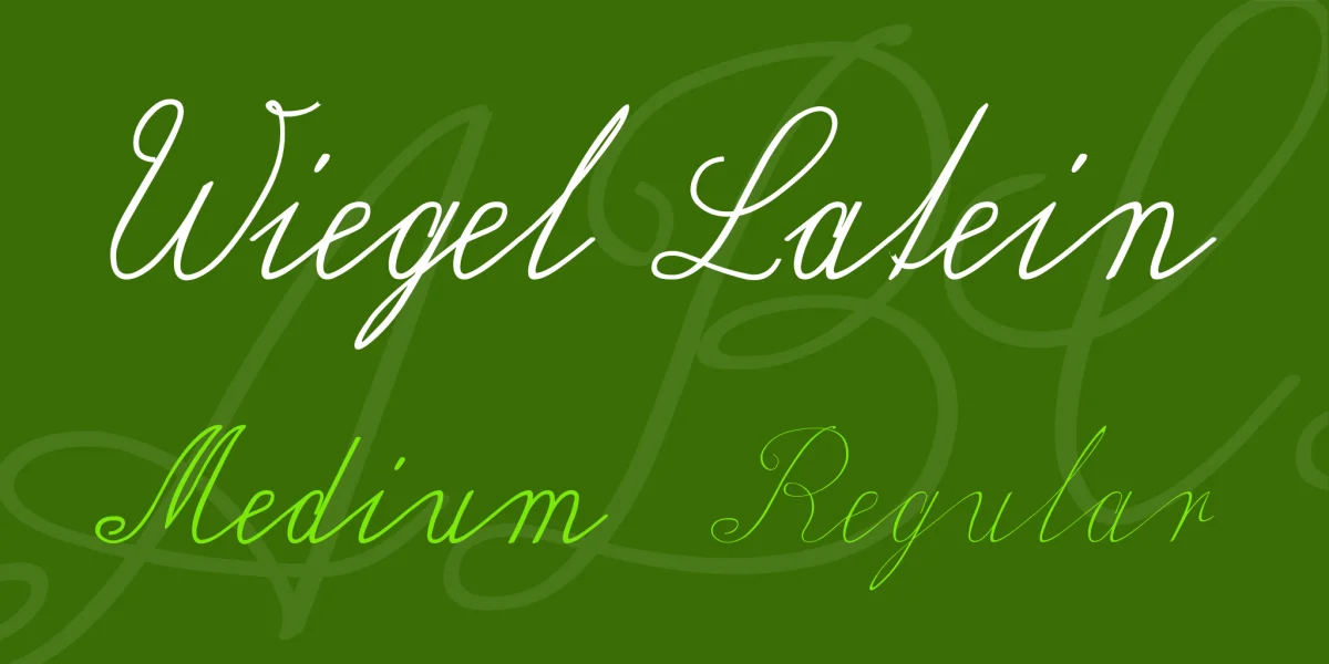 Wiegel Latein Font Family