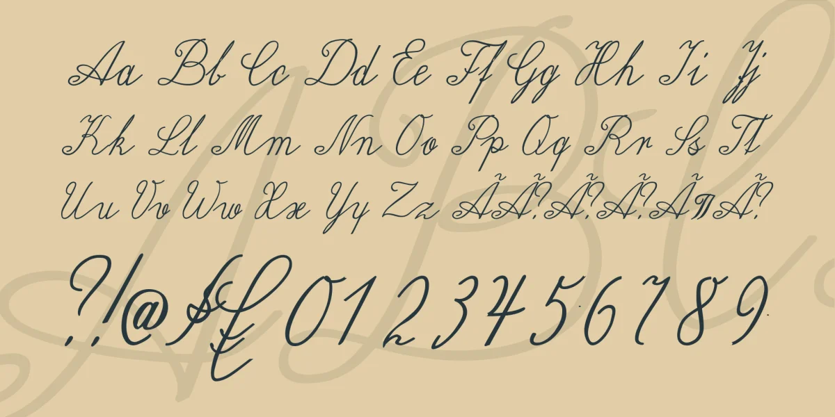 Wiegel Latein Font Family preview 4