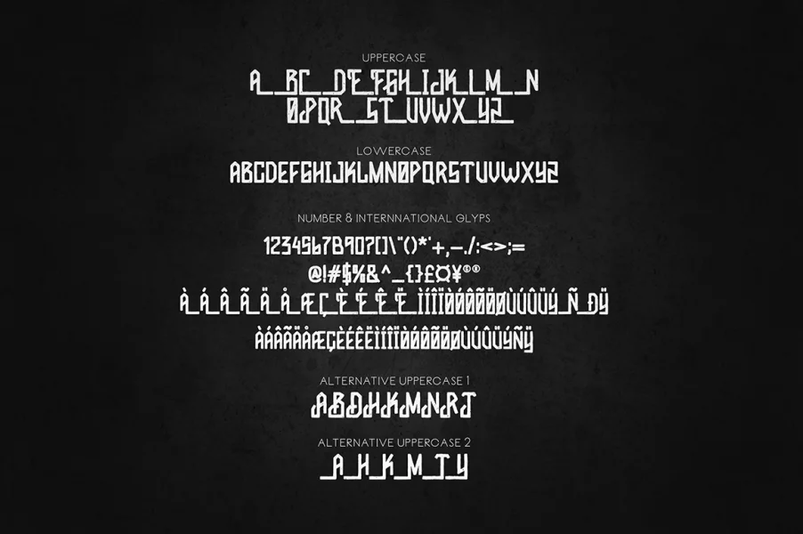 Wild River Font preview 8