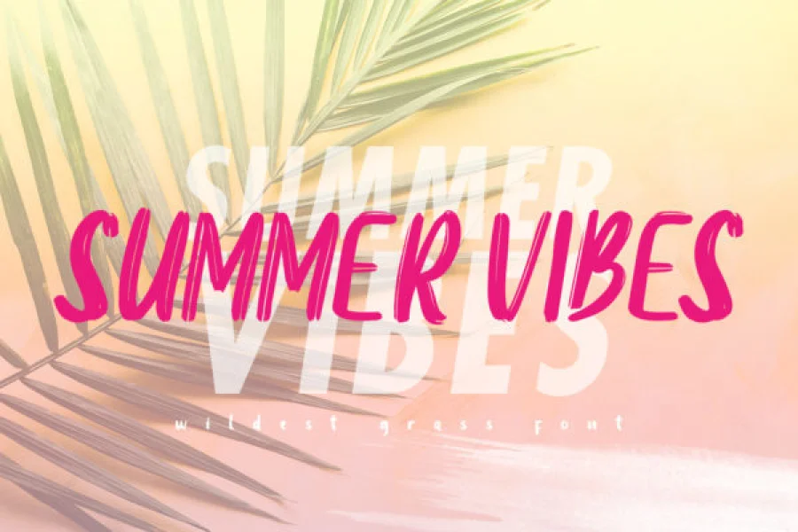 Wildest Grass Demo Font preview 7