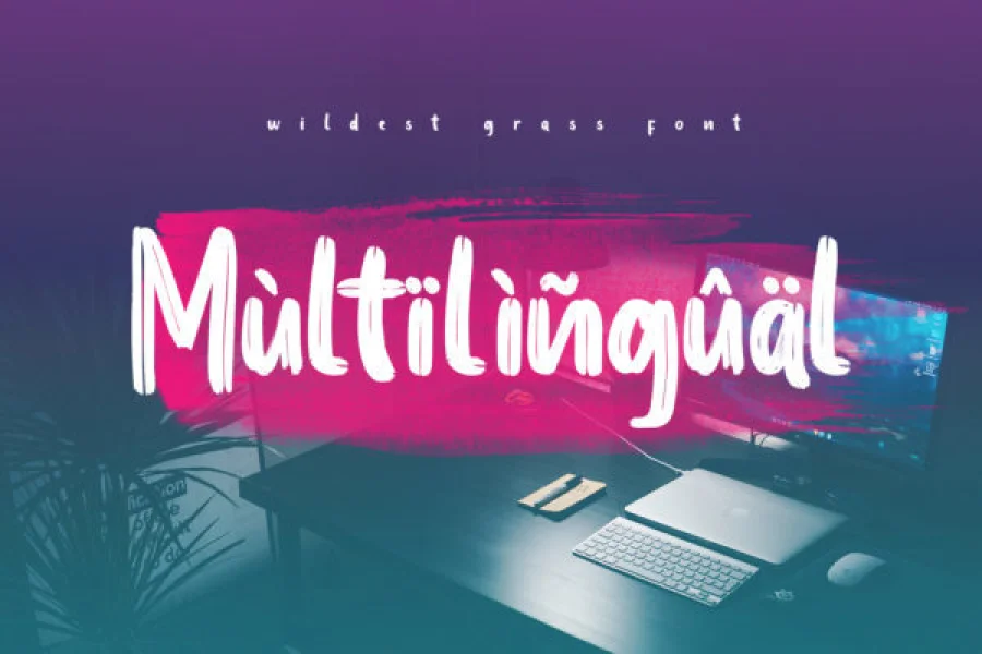 Wildest Grass Demo Font preview 8