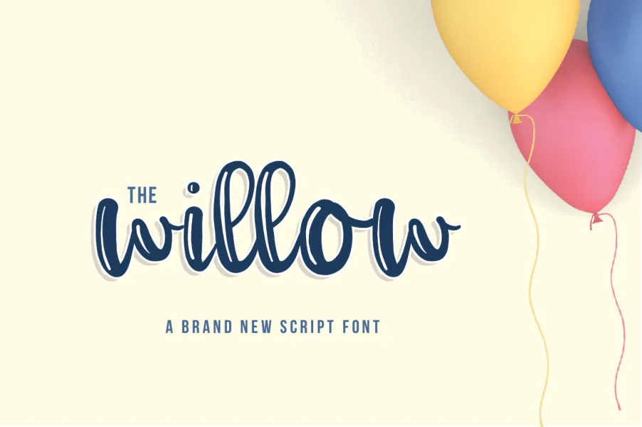 Willow Script Font