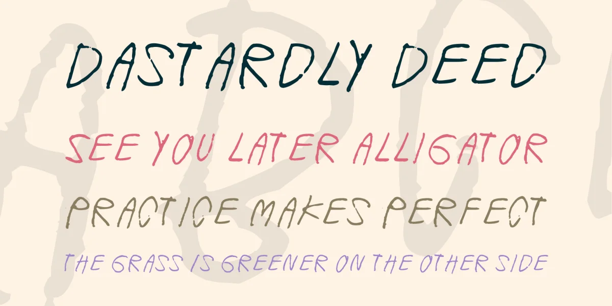 Windy Indigo Font preview 2