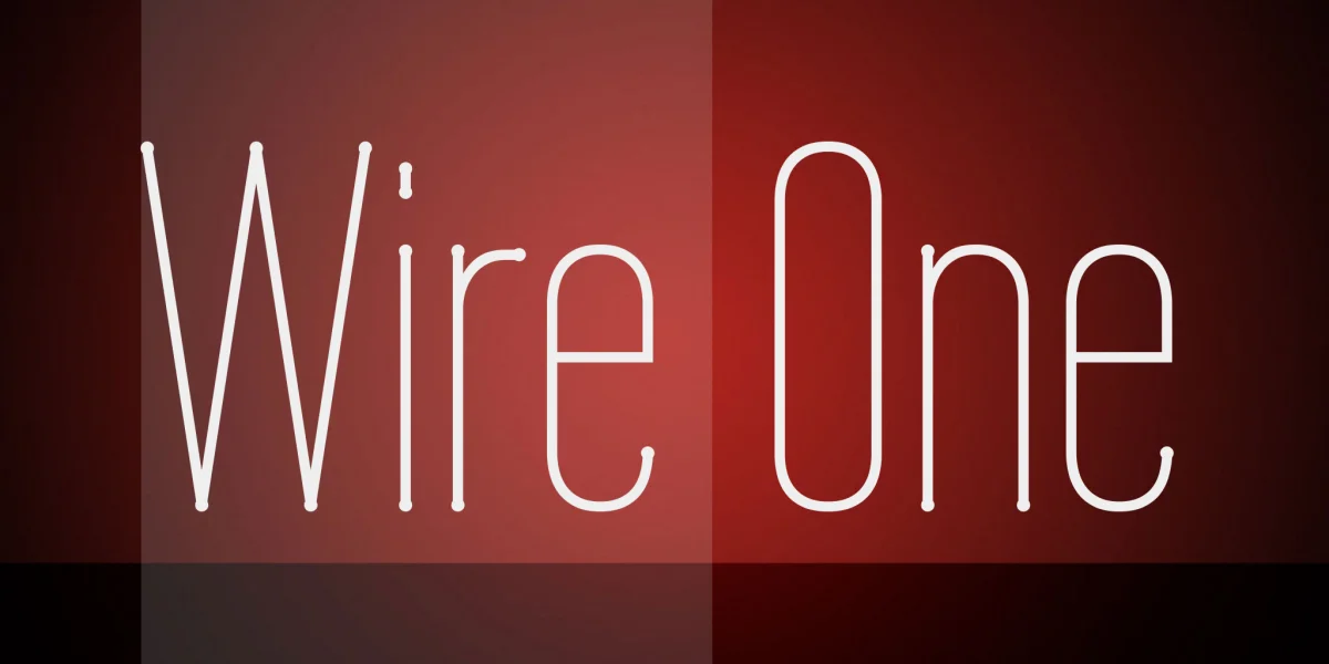 Wire One Font