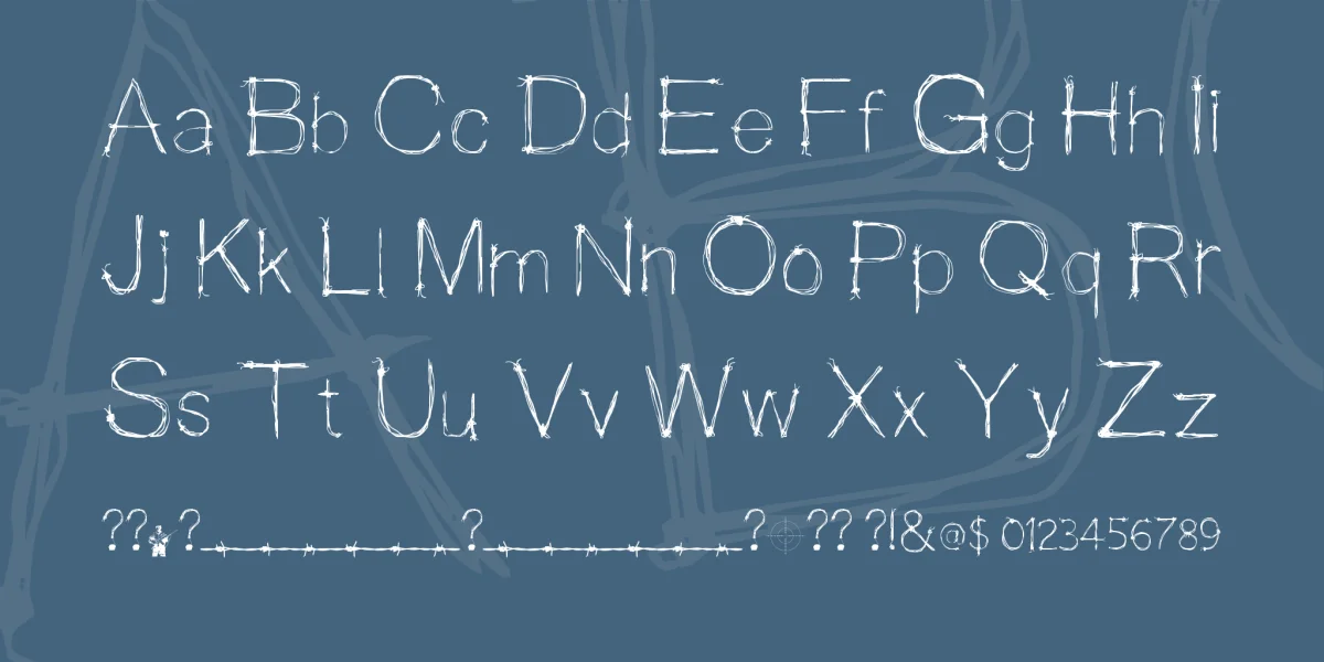 WIRED saji Font preview 3
