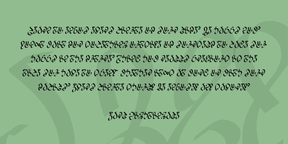 Wizard Speak Font Family preview 3