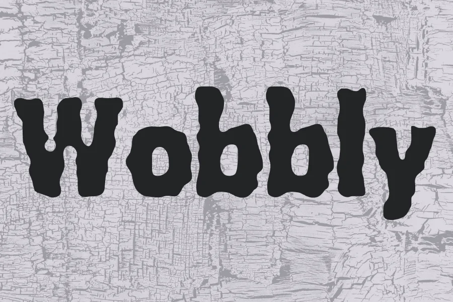 Wobbly Font