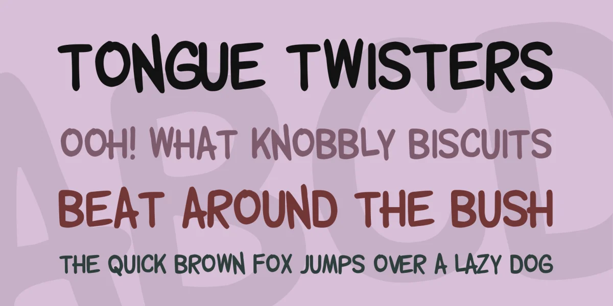 Wolfganger Font preview 2