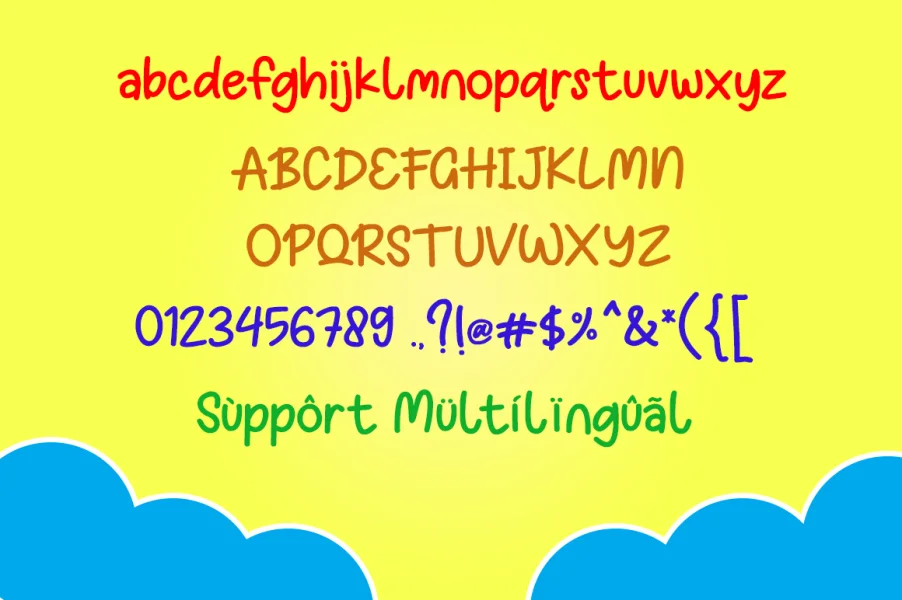 Wonderkids Font preview 5