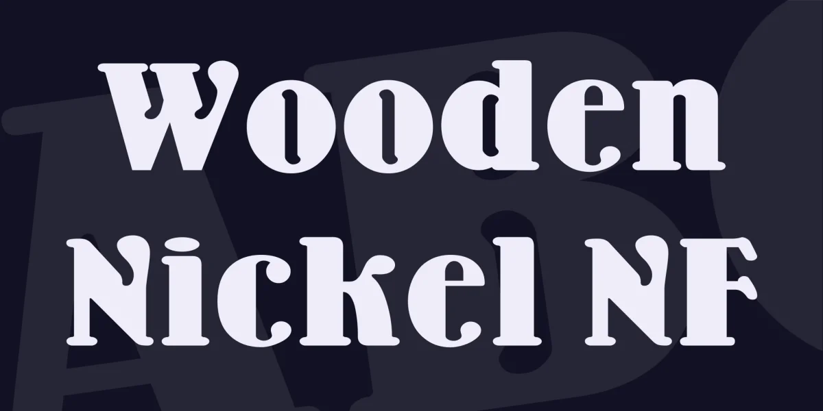 Wooden Nickel NF Font