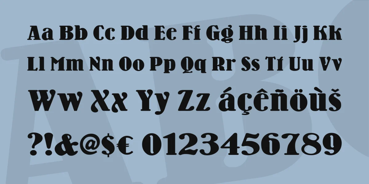 Wooden Nickel NF Font preview 2