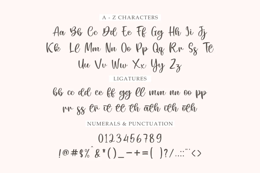 Worthylove Font preview 5
