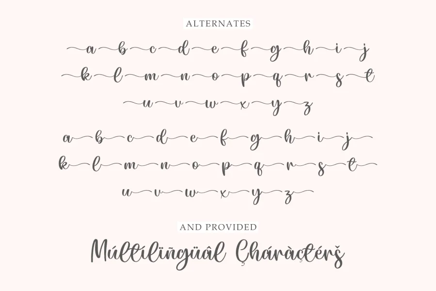 Worthylove Font preview 6