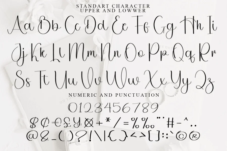 Writing Wedding Font preview 5