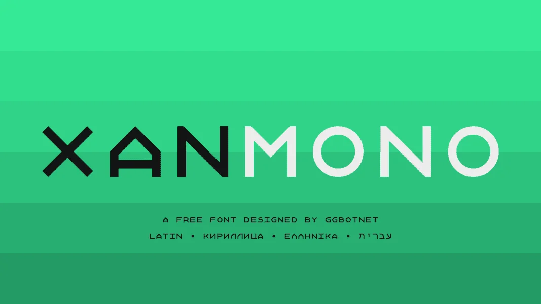 Xanmono Font Family