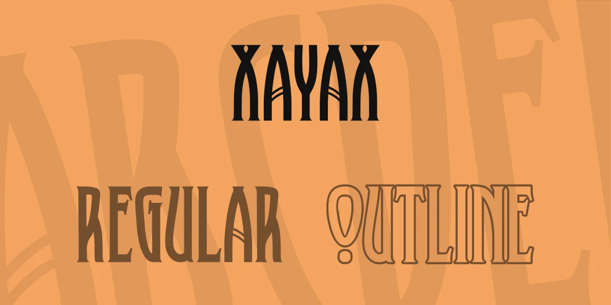 XAyax Font Family