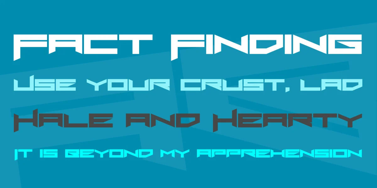 Xero's Proof Font preview 2