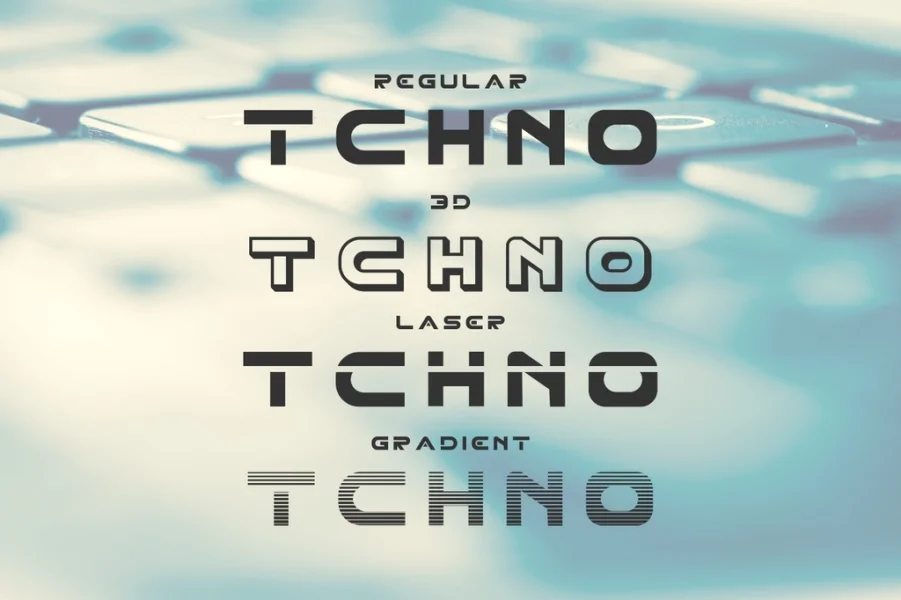 XHARP Demo Font Family preview 9